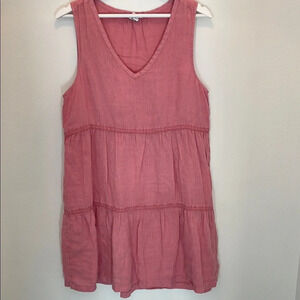 Lucky Brand Rose Tiered Mini Dress